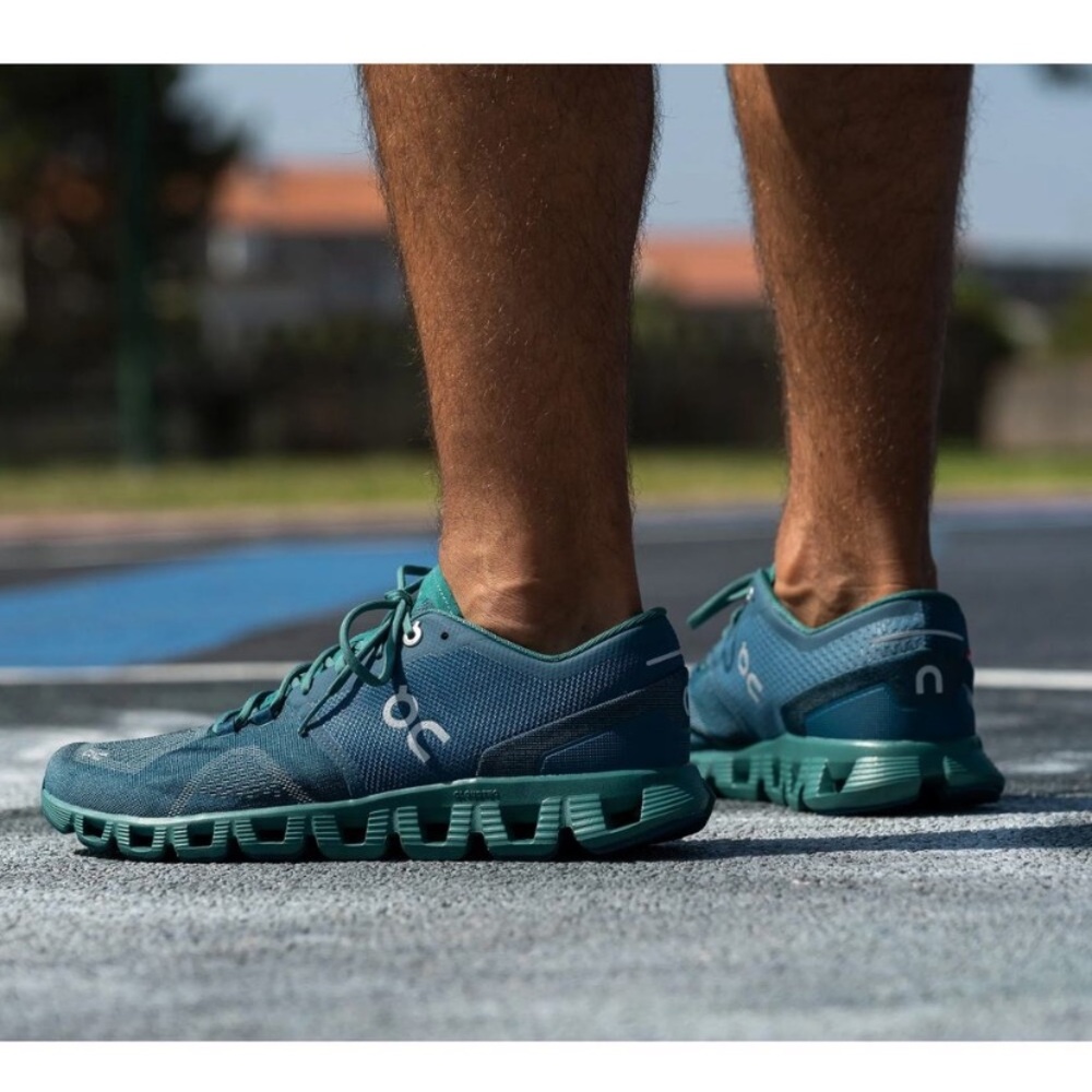 On Running Men's Teal Green Athletic Shoes